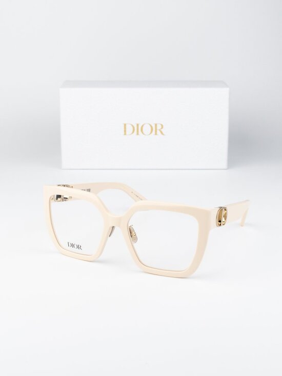 Dior Women Eyeglasses Ivory Butterfly 30MONTAIGNEO S1F 9500 NEW AUTHENTIC